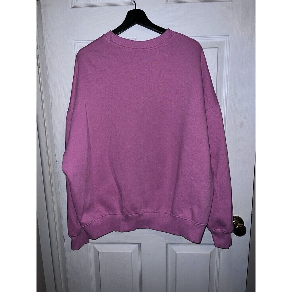 PACSUN Howdy Oversized Sweatshirt Pink Graphic Print One Size - Picture 9 of 13